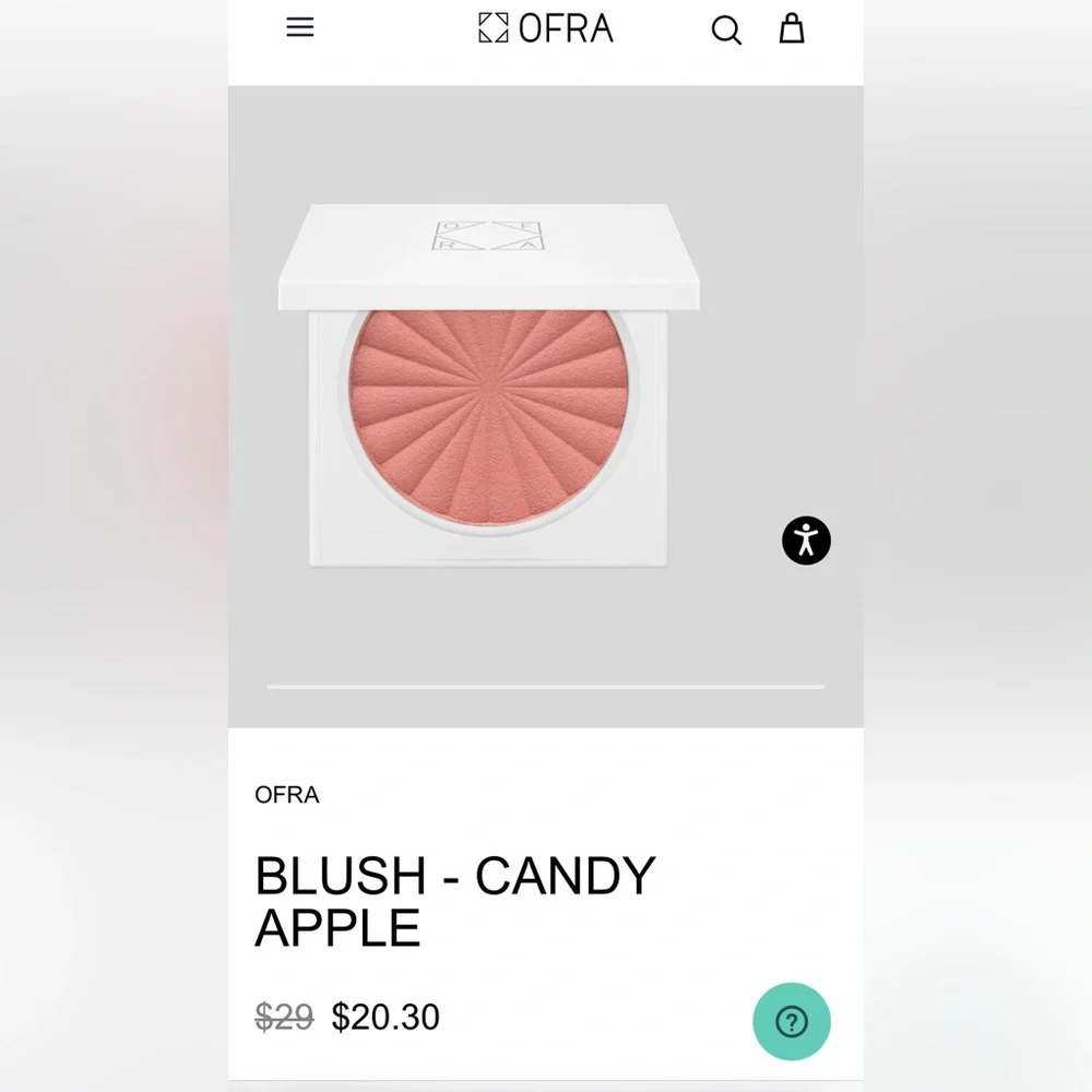 NIB Full size Ofra Candy Apple Pink Blush